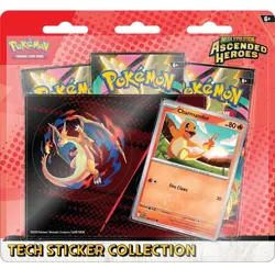 2x Pokemon TCG Ascended Heroes Tech Sticker Collection Charmander - Image 3
