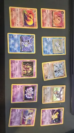Vintage WOTC Pokemon Lot Holos & Promos Vaporeon Machamp Mewtwo Mew - Image 1