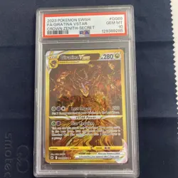 2023 POKEMON SWORD & SHIELD CROWN ZENITH SECRET FULL ART/GIRATINA VSTAR PSA 10 - Image 1