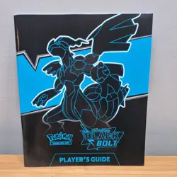 Pokemon Black Bolt Player's Guide TCG Elite Trainer ETB Booklet - Image 1