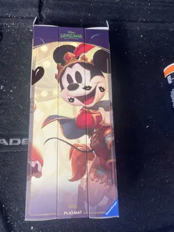 Disney Lorcana Park Exclusive - Iconic Mickey & Minnie Foil Playmat Sealed - Image 1