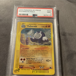 POLIWRATH H24/H32 PSA 9 2003 SKYRIDGE E READER HOLO POKEMON CARD - Image 1
