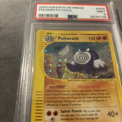 POLIWRATH H24/H32 PSA 9 2003 SKYRIDGE E READER HOLO POKEMON CARD - Image 3
