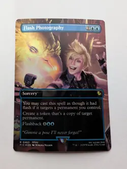 Flash Photography - UB Final Fantasy FIC - Borderless Foil - (0463) - NM - Image 1