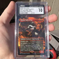 MTG Kratos, God of War #2207 - CGC Gem Mint 10 Population 1 🔥 Secret Lair - Image 2