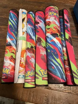 6 Pokemon TCG Playmats Unused - Charizard And Eeveelution - Image 2
