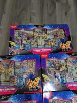 Pokemon (5) Legendary Warriors Premium Collection Lot - Image 4
