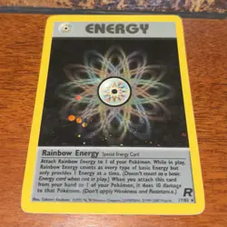 Pokemon Cards: Team Rocket Holo: Rainbow Energy # 17/82 - Image 1