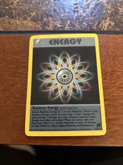 Pokemon Cards: Team Rocket Holo: Rainbow Energy # 17/82 - Image 2