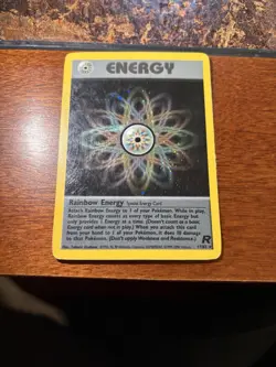 Pokemon Cards: Team Rocket Holo: Rainbow Energy # 17/82 - Image 3