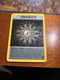 Pokemon Cards: Team Rocket Holo: Rainbow Energy # 17/82 - Image 5