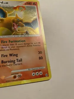 2009 Charizard 1/99 Arceus CRACKED ICE Holo Rare Pokemon Card - MP - Image 2