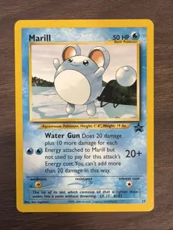 Marill #29 Black Star Promo Pokemon Card Wotc Never played Near Mint - Image 1