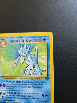Sabrina's Golduck- 30/132 - Pokemon Gym Challenge Unlimited Rare Card WOTC LP - Image 4