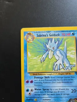 Sabrina's Golduck- 30/132 - Pokemon Gym Challenge Unlimited Rare Card WOTC LP - Image 5