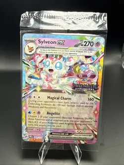 Pokemon TCG Sylveon ex - 041/131 (Prismatic Evolutions Stamp) Promo Card Sealed - Image 1