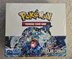 Pokemon SV Stellar Crown Booster Box Factory Sealed - Image 1