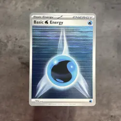 Basic Water Energy - SVE 019 - Holographic - Pokemon TCG - Image 1