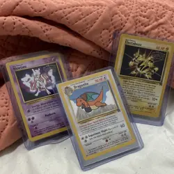 Pokemon TCG Kids WB Promo 1999 Dragonite Mewtwo Electabuzz 3 Card Lot English NM - Image 1