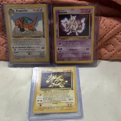 Pokemon TCG Kids WB Promo 1999 Dragonite Mewtwo Electabuzz 3 Card Lot English NM - Image 2