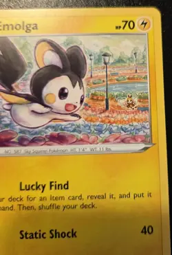 Emolga 054/195 Common Sword & Shield: Silver Tempest Pokemon TCG - Image 3
