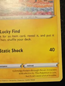 Emolga 054/195 Common Sword & Shield: Silver Tempest Pokemon TCG - Image 5