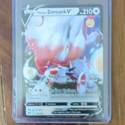 Pokemon TCG Hisuian Zoroark V 146/196 Swsh11: Lost Origin Ultra Rare Holo Card - Image 1