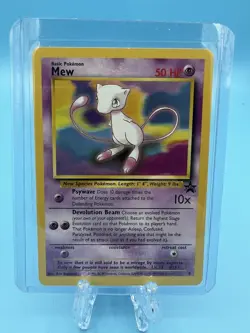 Mew WoTC Black Star Promo 8 Pokemon Card Vintage LP/NM (3) - Image 1
