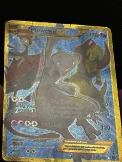 2015 Pokemon Card TCG Mewtwo 163/162 EX Secret Rare XY Breakthrough - Image 5