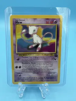 Mew WoTC Black Star Promo 8 Pokemon Card Vintage LP/NM (4) - Image 1