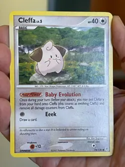 POKEMON CLEFFA 78/130 COMMON DIAMOND & PEARL MP CARD - Image 1