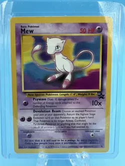 Mew WoTC Black Star Promo 8 Pokemon Card Vintage LP/NM (2) - Image 1