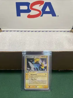 Pokemon TCG. Manectric EX #101/107 Deoxys 2005. HP-Damaged - Image 1