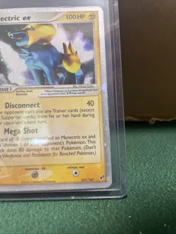 Pokemon TCG. Manectric EX #101/107 Deoxys 2005. HP-Damaged - Image 4