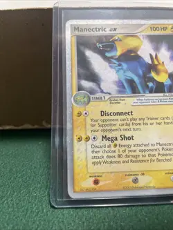 Pokemon TCG. Manectric EX #101/107 Deoxys 2005. HP-Damaged - Image 5
