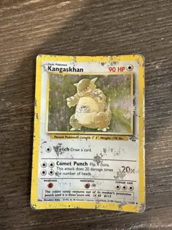 Kangaskhan 5/64 Jungle Holo Rare – Heavy Play – Pokemon Card 1999 - Image 1