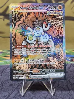 Pokemon TCG Sandy Shocks ex 159/131 Prismatic Evolutions Holo Card DENTED - Image 1
