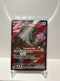 Pokemon TCG Bloodmoon Ursaluna ex 202/167 Double Rare Twilight Masquerade NM/M - Image 1