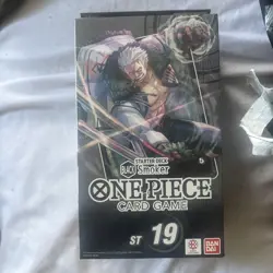 One Piece Tcg Black Smoker Starter Deck (ST-19) Brand New Sealed With PRB01 Pack - Image 1