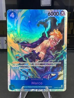 One Piece TCG Marco PRB02-008 SR Foil Premium Booster PRB-02 The Best - Image 1