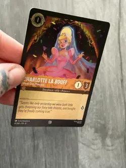 Charlotte La Bouff #8/204 Lorcana Reign Of Jafar 2025 Disney Common Foil TCG - Image 3