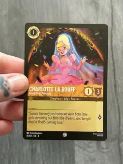 Charlotte La Bouff #8/204 Lorcana Reign Of Jafar 2025 Disney Common Foil TCG - Image 5