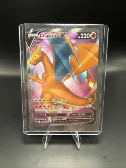 Pokemon Card Charizard V SWSH050 Black Star Promo Champions Path Sealed - Image 2