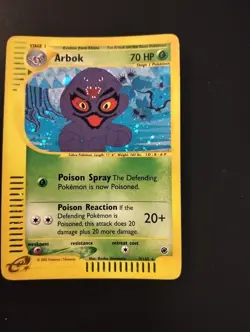 CARTA CARD POKEMON ARBOK ENG HOLO SET EXPEDITION 3/165 NO CHARIZARD - Image 1