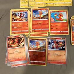 Kanto Starter Pokemon Collection Lot Of Cards Pikachu Squirtle Bulbasaur Charman - Image 2
