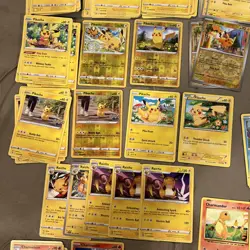 Kanto Starter Pokemon Collection Lot Of Cards Pikachu Squirtle Bulbasaur Charman - Image 5
