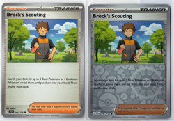 Brock's Scouting 146/159 Base + Reverse Holo Cards - Journey Together Set - NM/M - Image 1