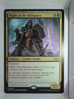 Wight of the Reliquary - R207 - MTG - Modern Horizons 3 (MH3) - Image 1