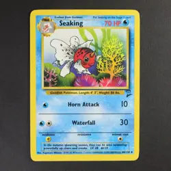 Seaking 60/130 Base set 2 Pokemon TCG VG Condition Non Holo - Image 1