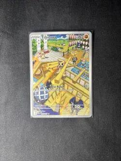 Pokemon TCG Timburr 183/167 Illustration Rare Holo Twilight Masquerade Card - Image 1